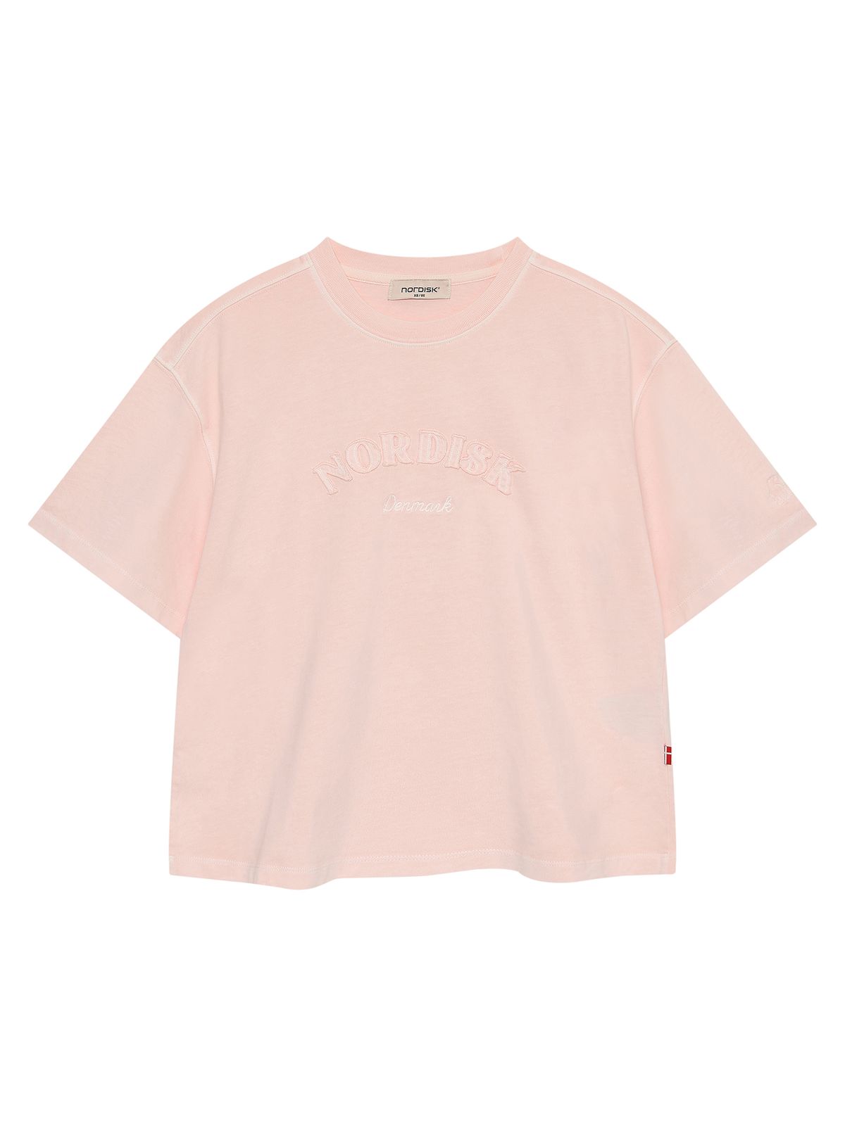 노르디스크(NORDISK) 피그먼트 반팔 티셔츠 - W_Greyish Pink