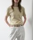 All-Day Cotton Rib T-shirt - Cream Butter