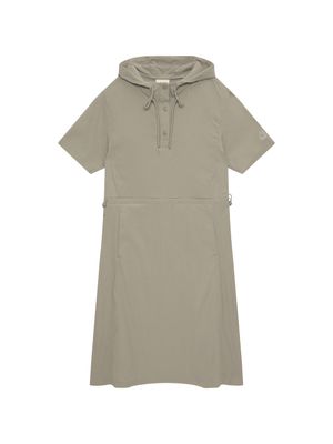 크링클 후디 원피스 - W_Beige