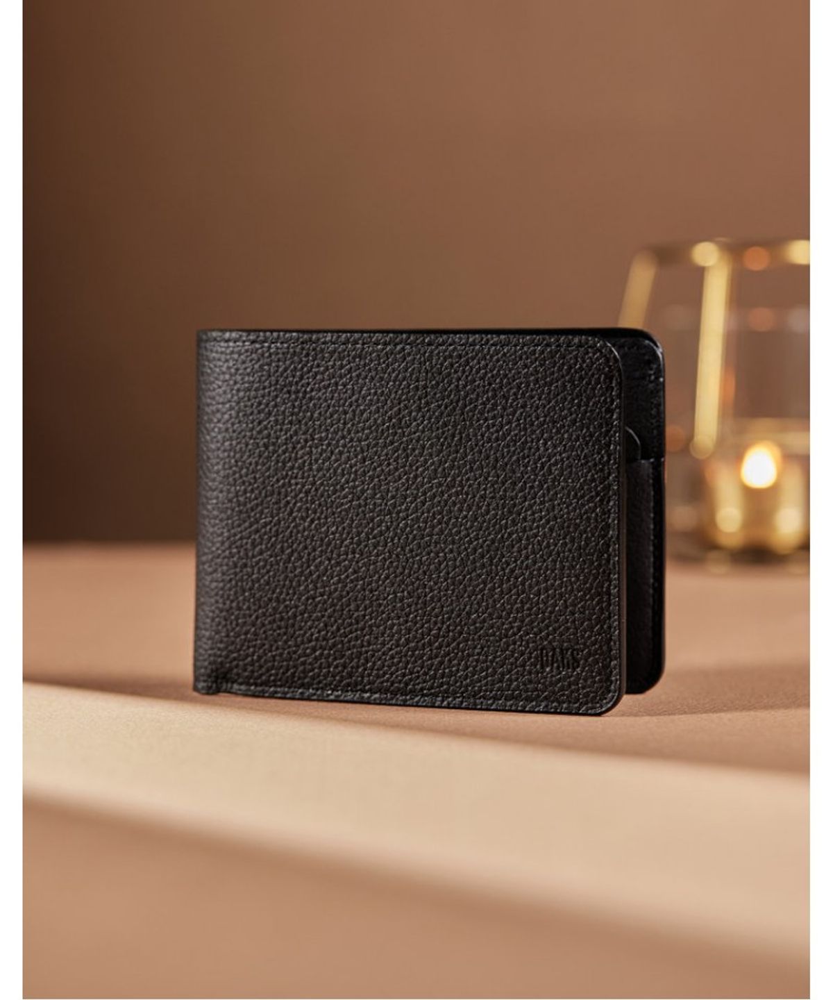 닥스 남성 액세서리(DAKS MEN'S ACCESSORIES) 슬림 블랙 반지갑_DBWA6E752BK