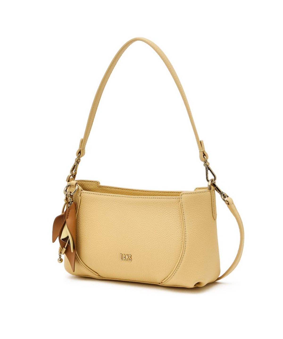 닥스 여성 액세서리(DAKS WOMENS ACCESSORIES) 소가죽 플라워 참장식 숄더백S_DCBA6E560Y2