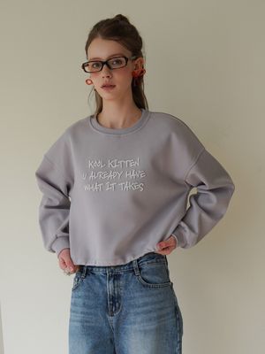 [시그니처디자인/캐주얼] 쿨키튼 로고 그래픽 스웻셔츠 3colors