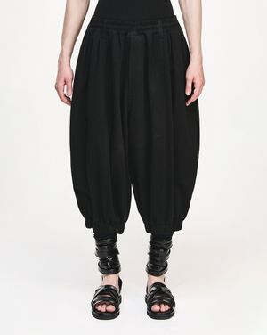송지오 컬렉션 바이어스 사루엘 스웻 팬츠 블랙 SI3PT734BK