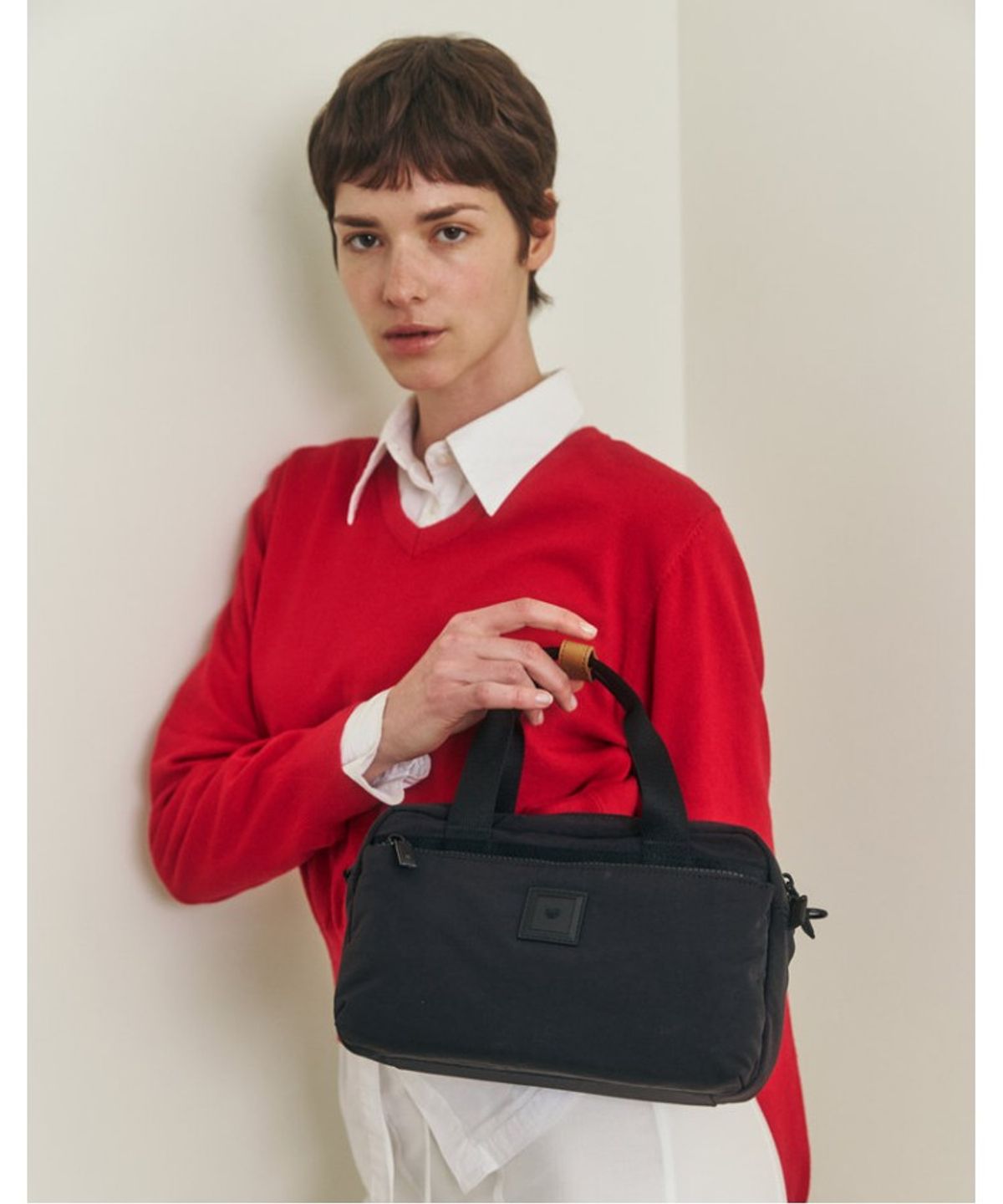 닥스 남성 액세서리(DAKS MEN'S ACCESSORIES) 블랙 투지퍼 크로스 겸용_DBBA6EG30BK