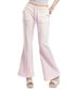 Lace banding sweatpants (pink)