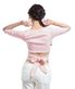 Blossom back-ribbon top (pink)