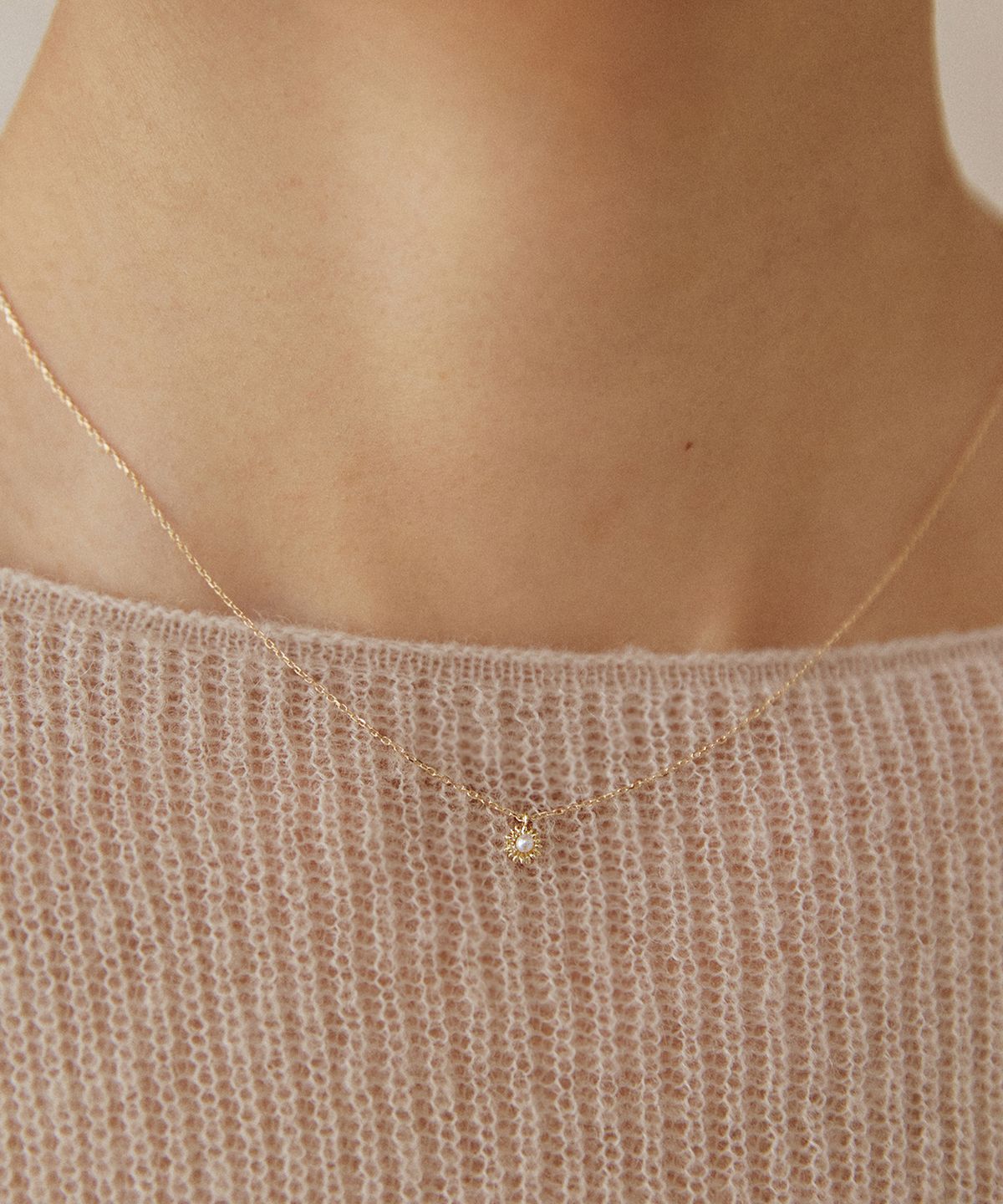 오르디오르(ORDOR) [14K] Birth Flower Necklace