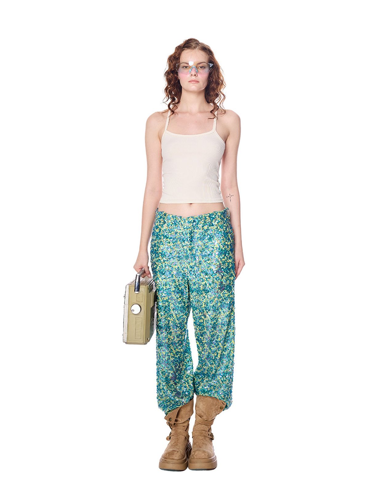 그리디어스(GREEDILOUS) Sequins Pants