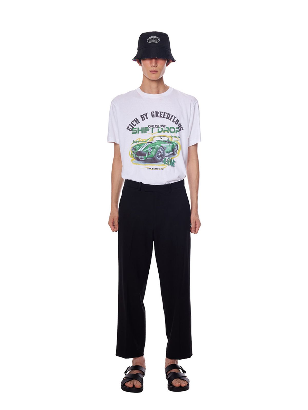 그리디어스(GREEDILOUS) Car Oversized T-shirt