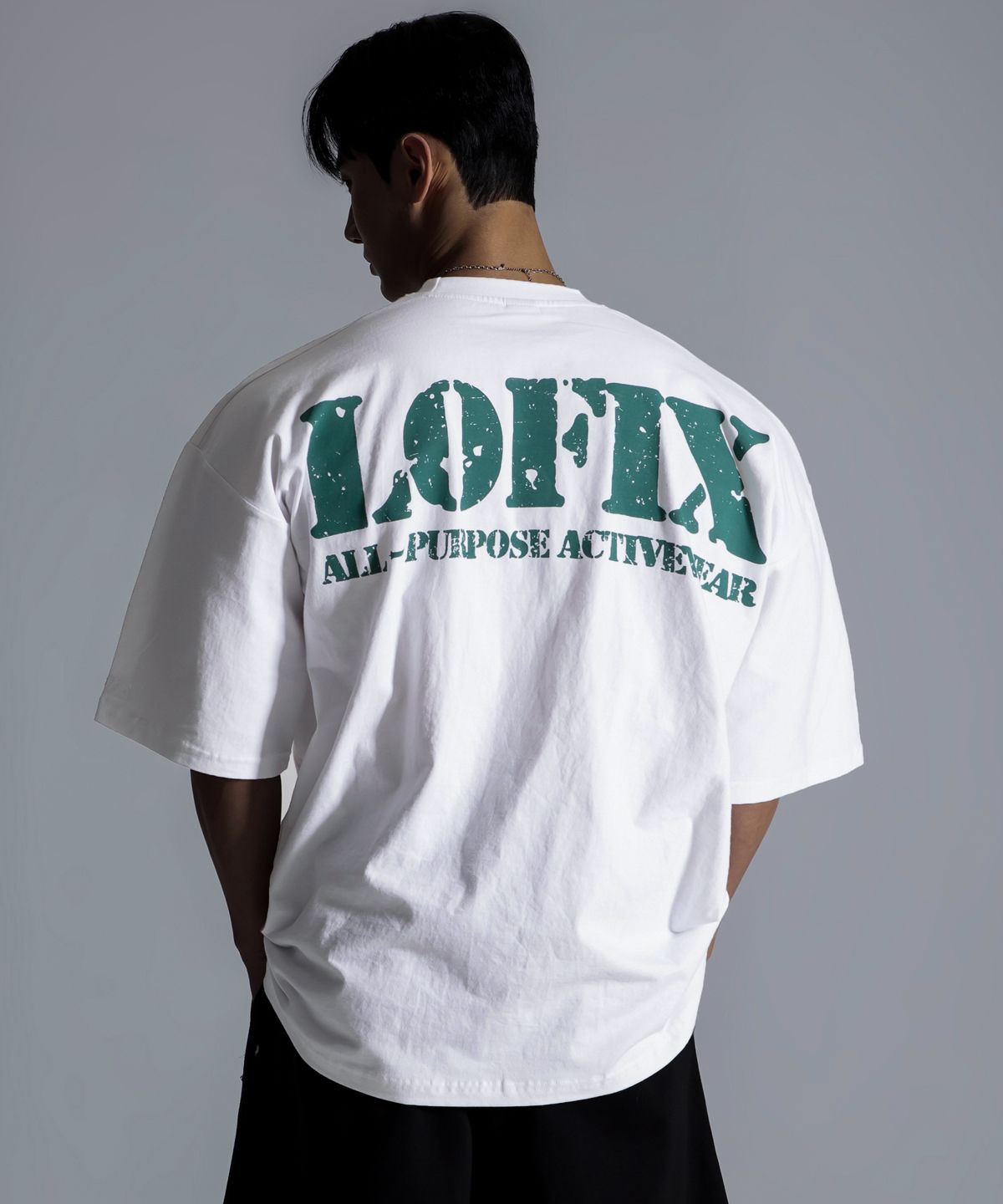 로픽스(LOFIX) 러기드 로고 오버핏 반팔 2color