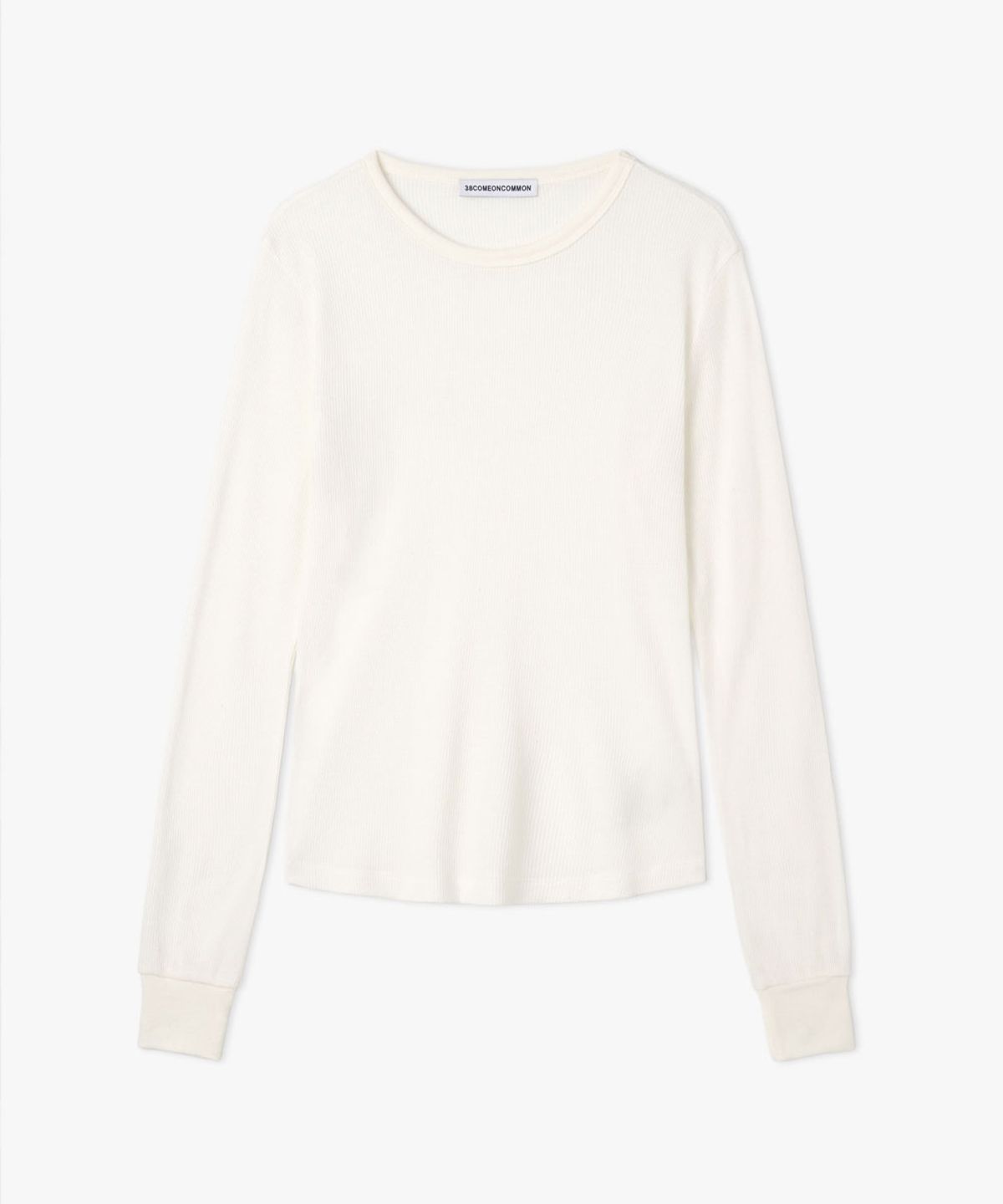 38컴온커먼(38COMEONCOMMON) Waffle Slim Long Sleeve (Cloud)