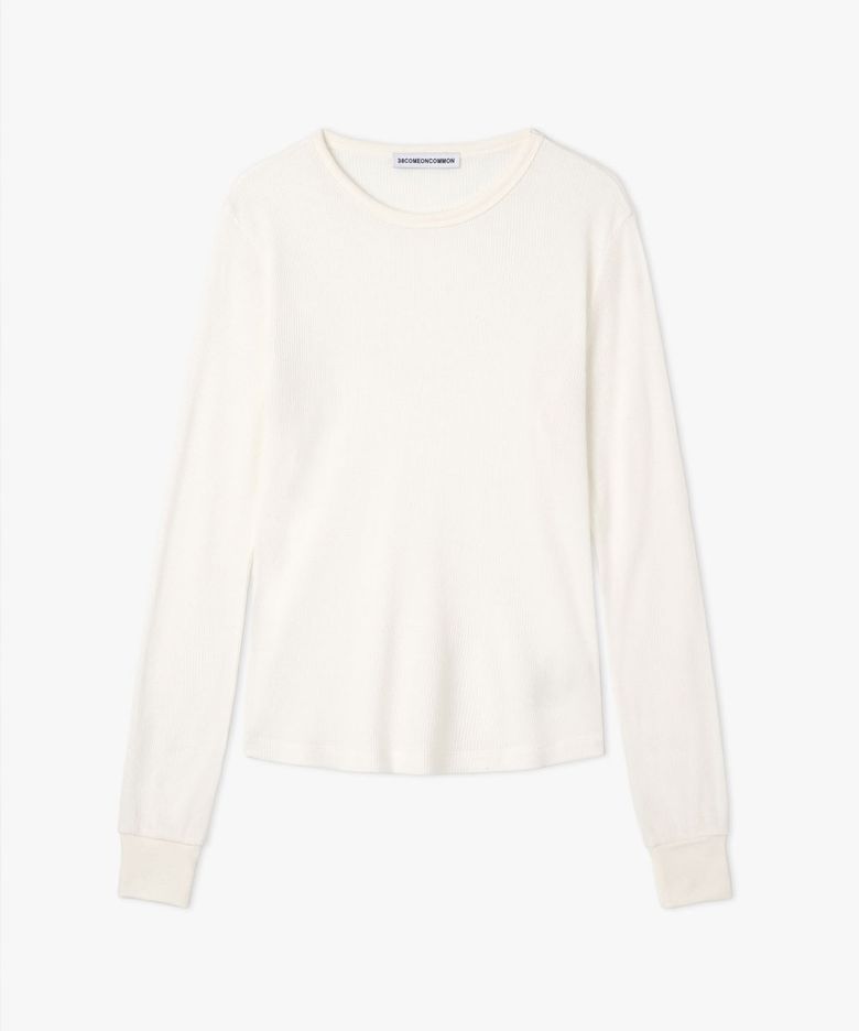 Waffle Slim Long Sleeve (Cloud)