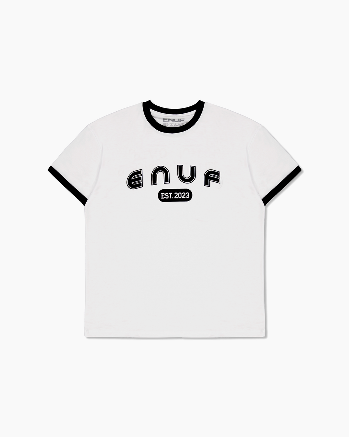 이너프(ENUF) 뉴 임팩트 심볼 화이트 티셔츠