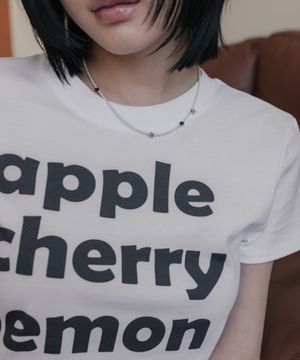 스타 스카이블루비즈 목걸이