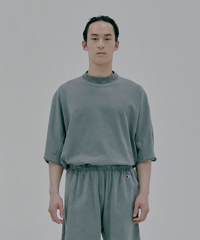 챔피온 X 엔할리우드 리버서블 티셔츠 Dark Grey