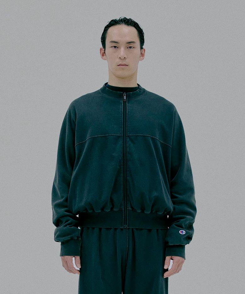 챔피온 X 엔할리우드 리버서블 스웨트 블루종 Off Black