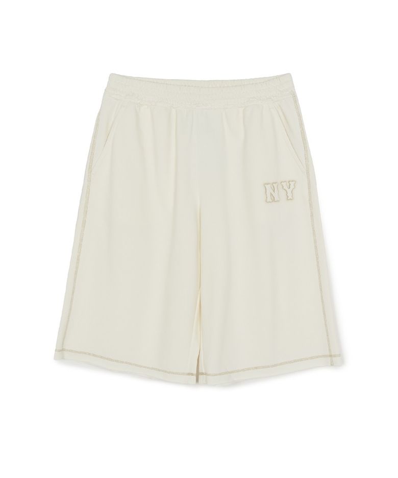 베이직 빈티지 스티치 쿠퍼스 버뮤다 팬츠 NY (Cream)