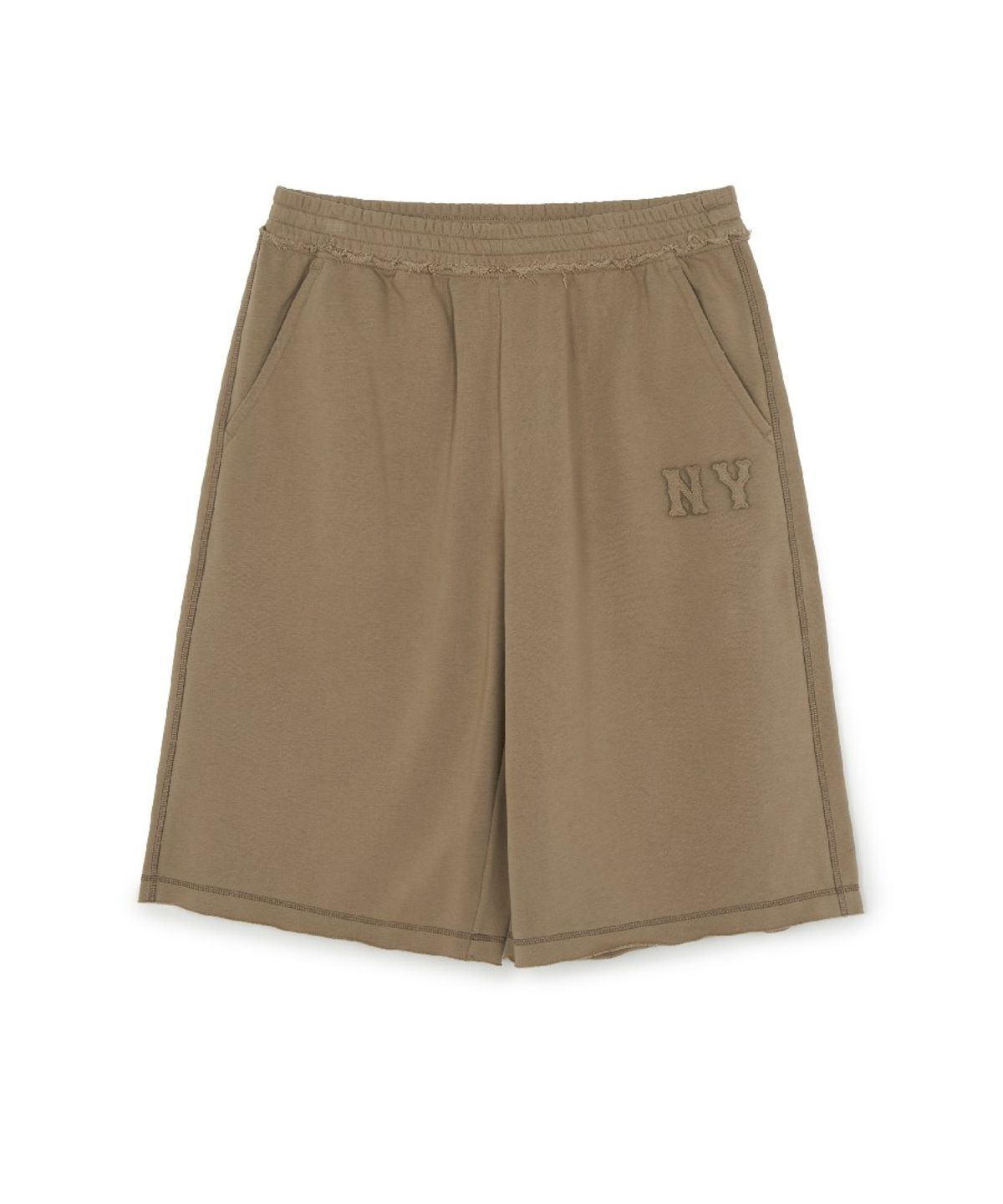 엠엘비(MLB) 베이직 빈티지 스티치 쿠퍼스 버뮤다 팬츠 NY (D.Beige)
