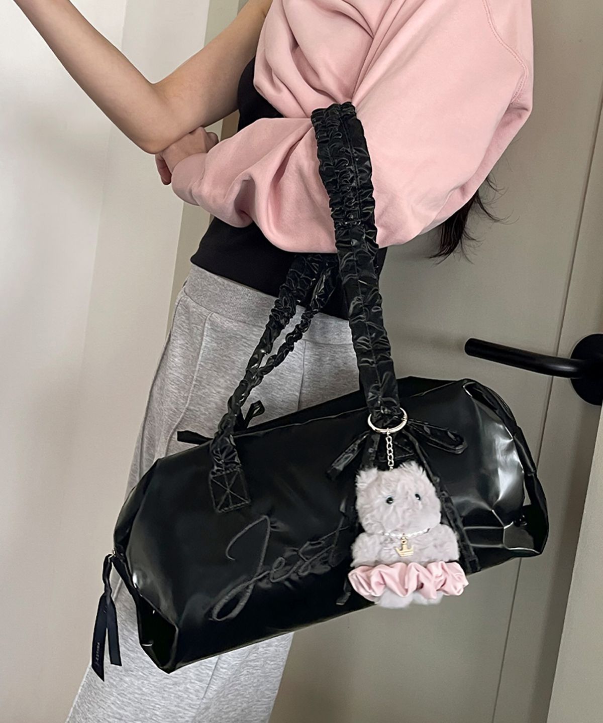제이에스티나(JESTINA) BALLO MD스트링 보스턴숄더 BK (JHNEHA6BS106BK260)