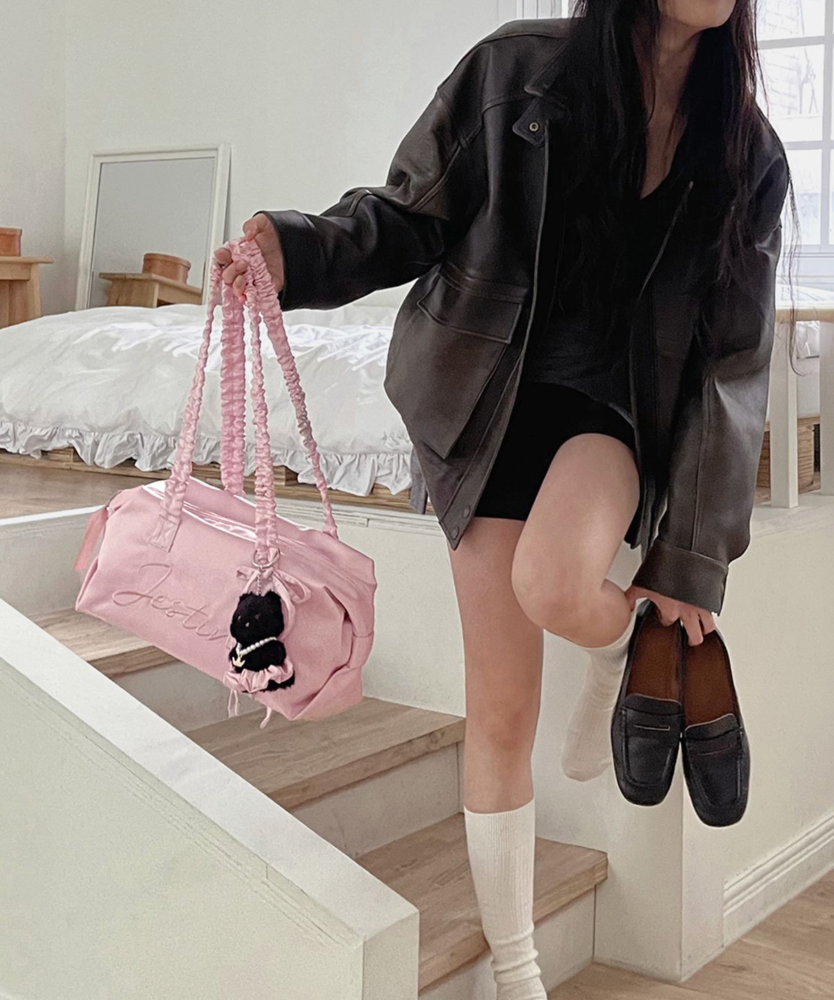 제이에스티나(JESTINA) BALLO MD스트링 보스턴숄더 PK (JHNEHA6BS106PK260)