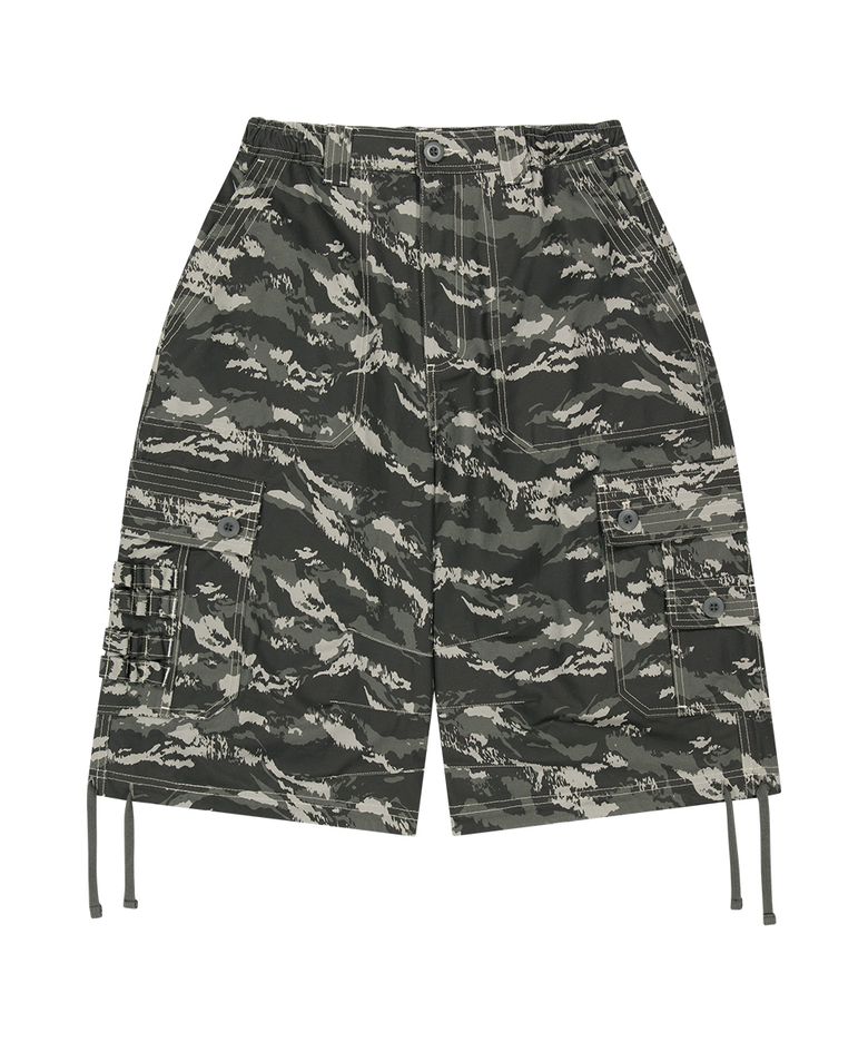 UTILITY CARGO CAMO SHORTS KHAKI(MG2GMMPA61A)