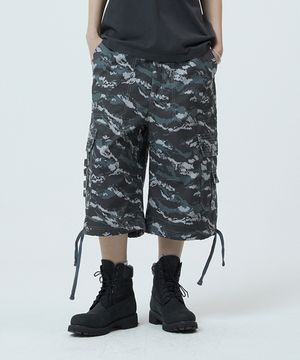 UTILITY CARGO CAMO SHORTS CHARCOAL(MG2GMMPA61A)