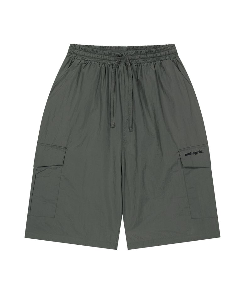NYLON BERMUDA CARGO SHORT CHARCOAL(MG2GMMPA63A)