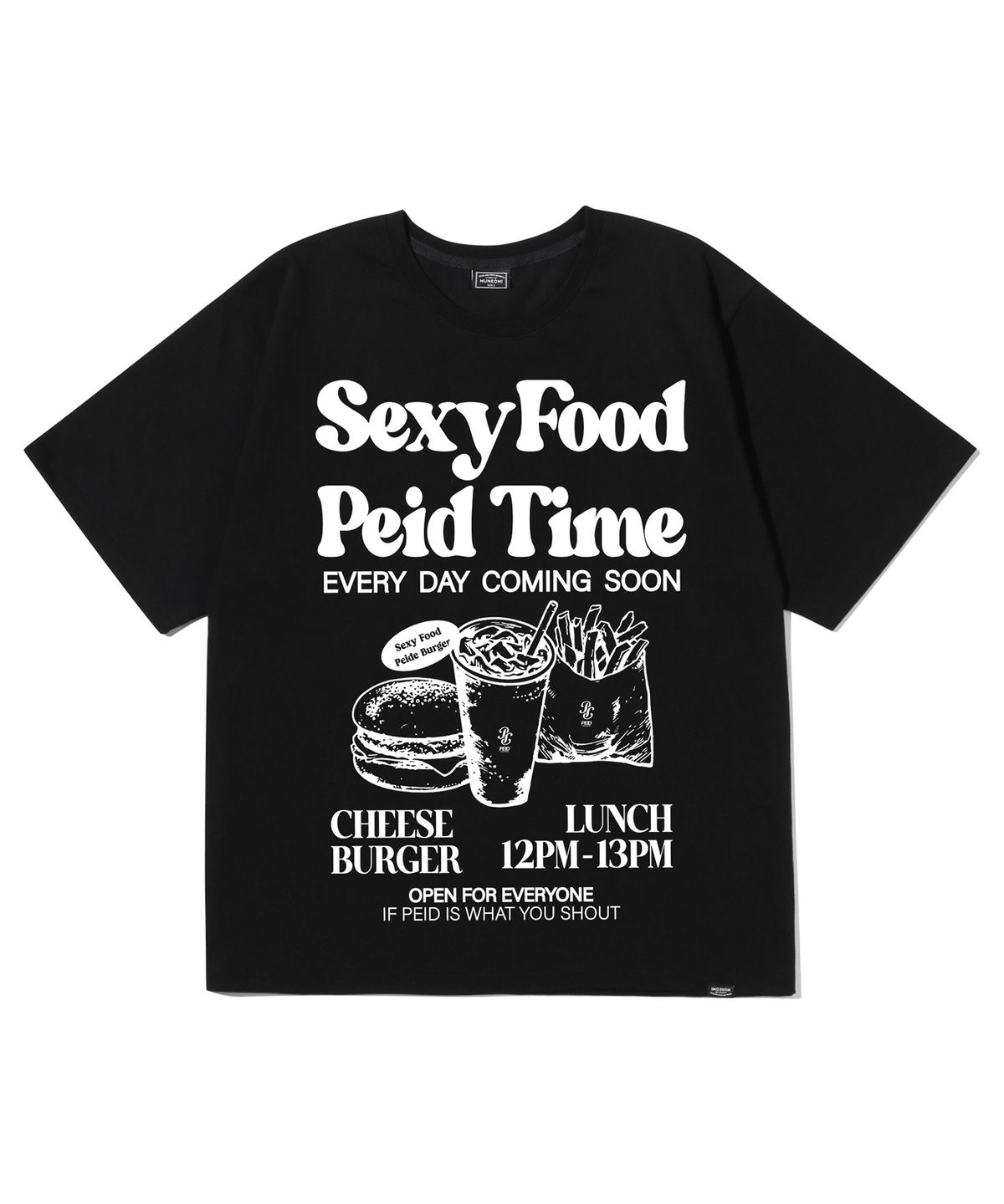 페이드(PEID) PD 페이드타임 반팔티 블랙