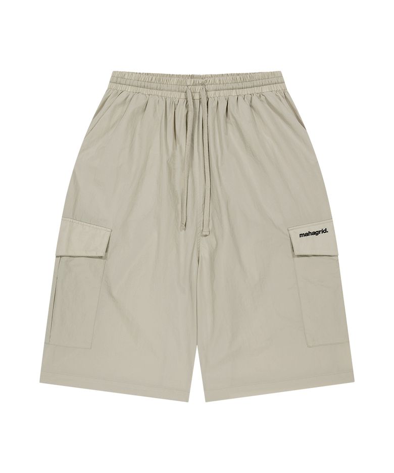 NYLON BERMUDA CARGO SHORT BEIGE(MG2GMMPA65A)