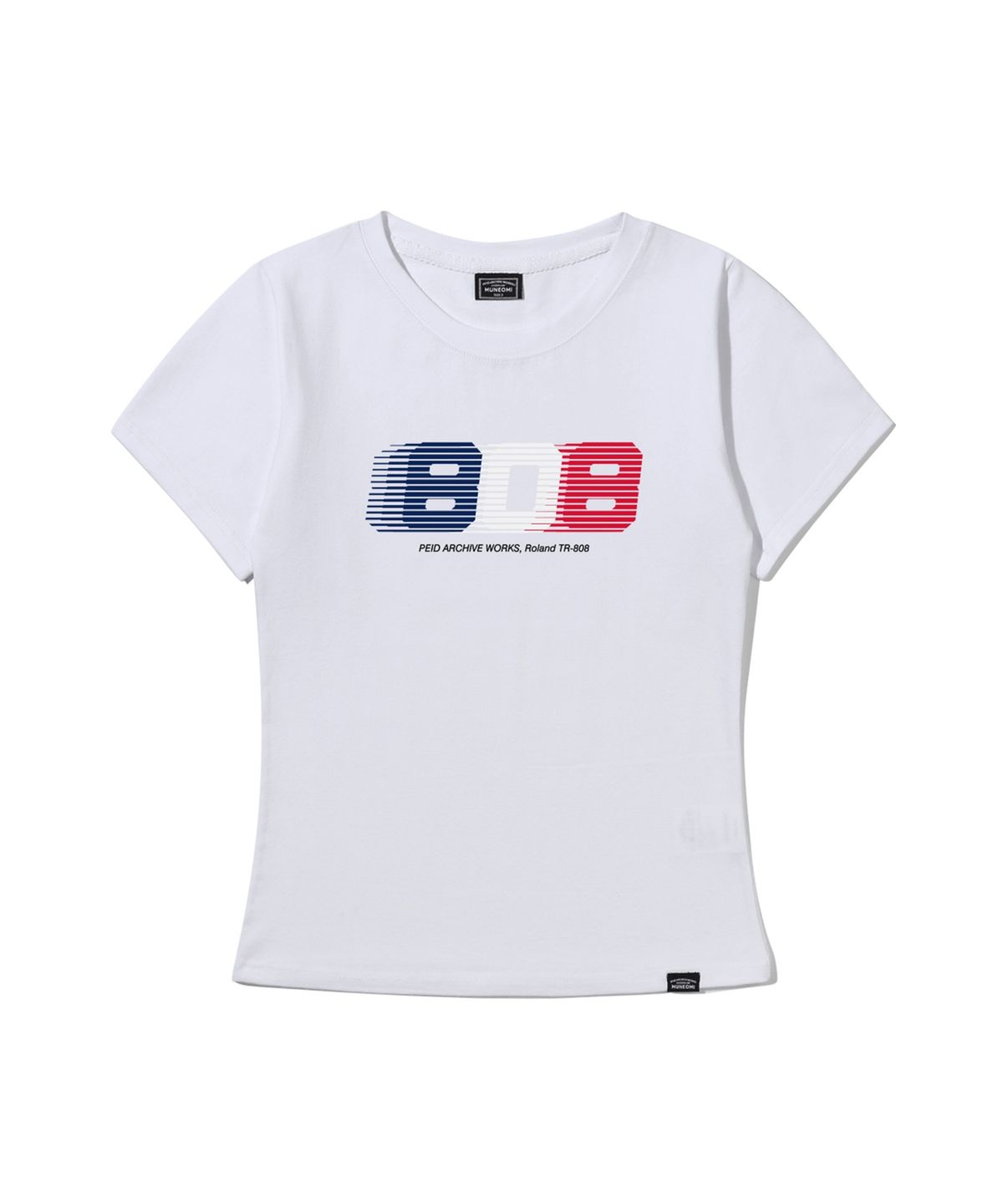 페이드(PEID) PD 808 슬림핏 반팔티 화이트