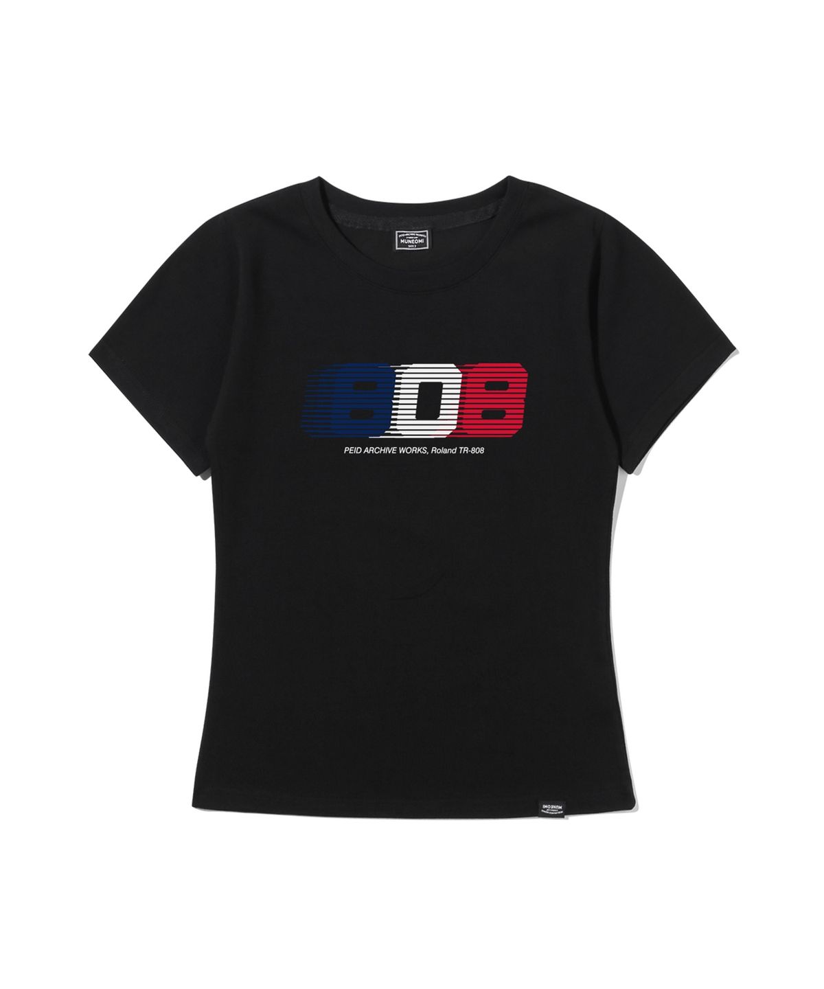페이드(PEID) PD 808 슬림핏 반팔티 블랙