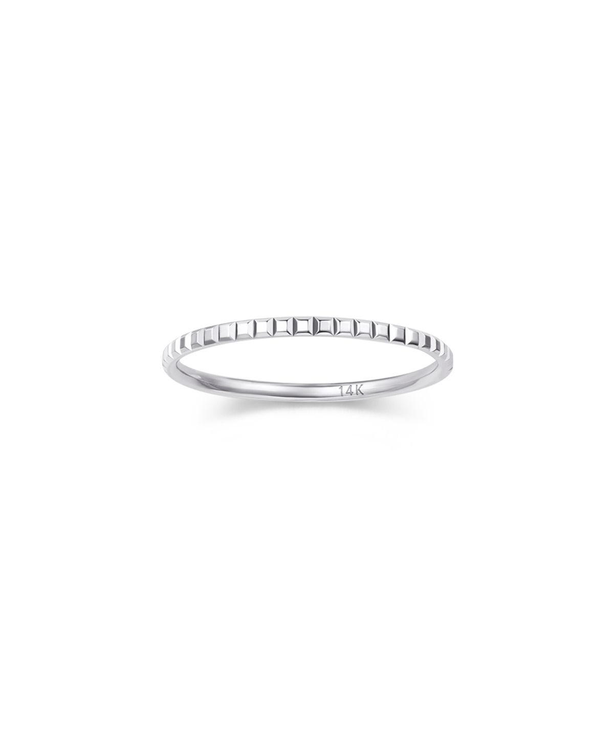 스톤헨지(STONEHENGE) 14K 화이트골드 반지 SA26A58U