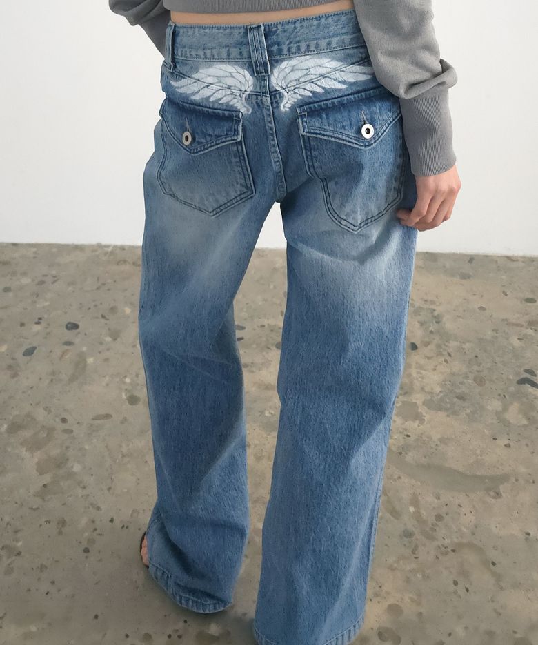 FALEN WING DENIM PANTS