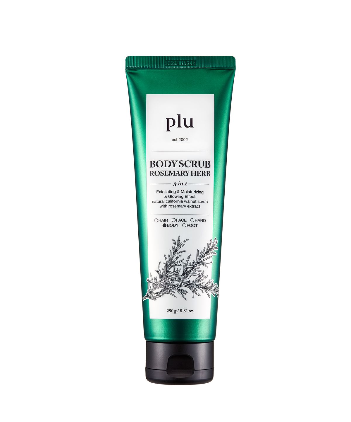 플루(PLU) 오리지널 바디스크럽 250g 로즈마리허브