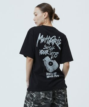 RECORD GRAFFITI LOGO TEE BLACK(MG2GMMT518A)