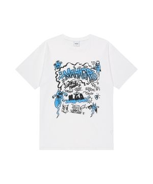 DEVILS DOODLE TEE WHITE(MG2GMMT519A)