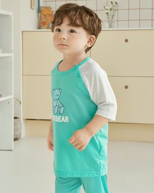 플럼베어(GN) 쿨메쉬 7부내의 상하세트