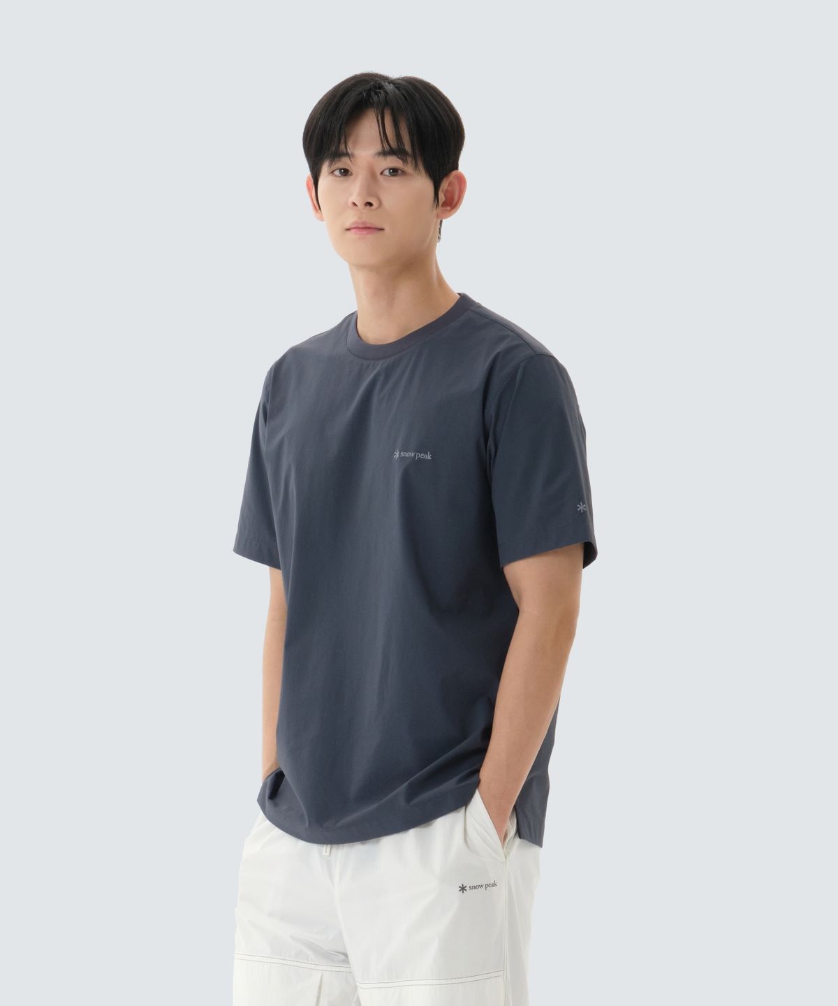스노우피크 어패럴(SNOWPEAK APPAREL) 코듀라 반팔 티셔츠 (S26MMPTS02) Vintage Blue