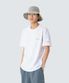 에어로쿨 소매 우븐 패치 반팔 티셔츠 (S26MMFTS28) White