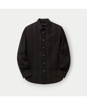 이중지 체크 셔츠 SASFM26481REX