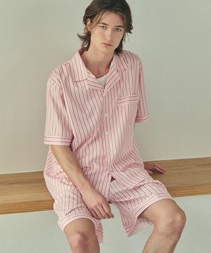 [2PACK] [uni] 클래식 틸리 반팔 파자마 셋업