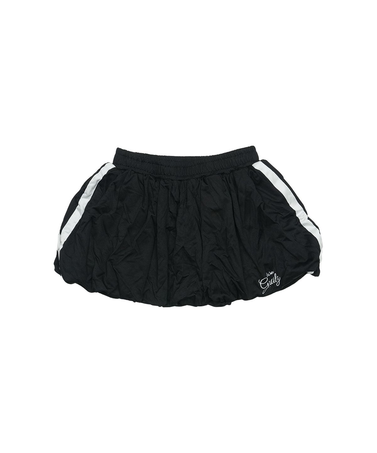 그레일즈(GRAILZ) CRINKLE TRACK SHORT BALLON SKIRT [BLACK]