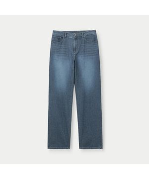 버티컬 루즈 스트레이트 밴딩 데님 SAPDM26651INX