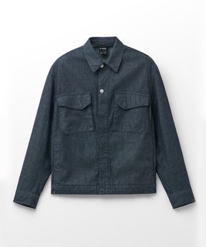 필드 데님 트러커 자켓_Navy