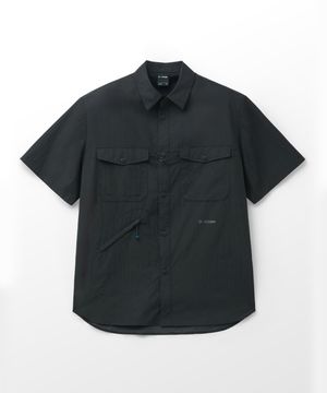 라이트 팩 반팔 셔츠_Black