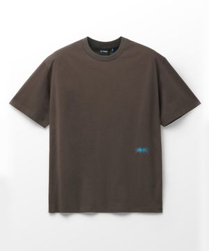 그래픽 반팔티셔츠_Dark Brown