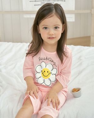 데이지 쿨메쉬 7부내의 상하세트