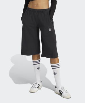 에센셜 프렌치 테리 롱 숏 팬츠 - 블랙 / KC9165