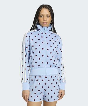 새틴 폴카 닷 트랙탑 - 클리어스카이 / KV1167