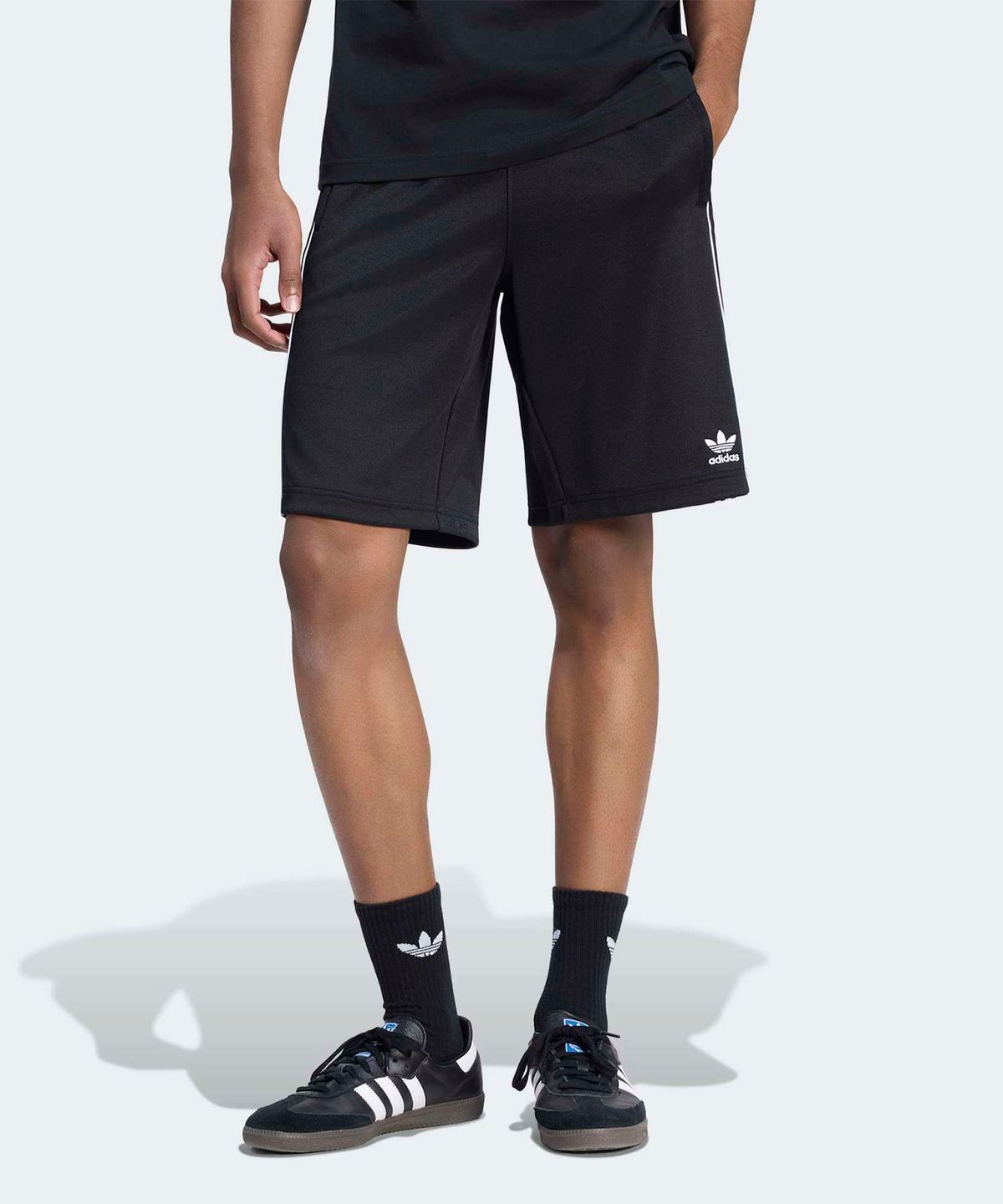 아디다스(ADIDAS) 슈퍼스타 숏 팬츠 - 블랙:화이트 / KW3551